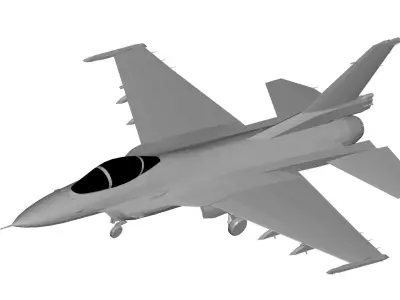 Mitsubishi F-2 3D model purchase
