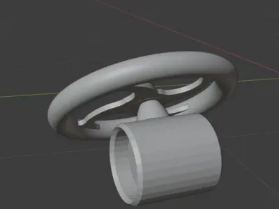 Pipe Valve 3D model