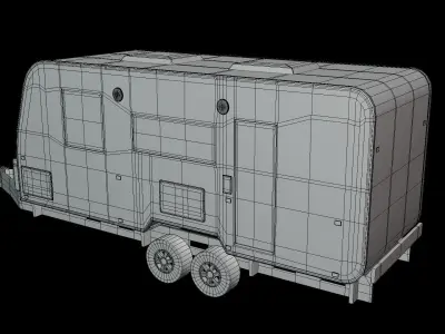 Caravan Australia Style 3D model