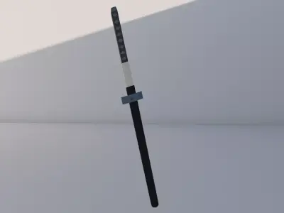 Itachi Anbu Sword  Low-poly 3D model