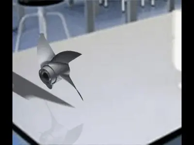 Marine Speed Prop Free 3D model