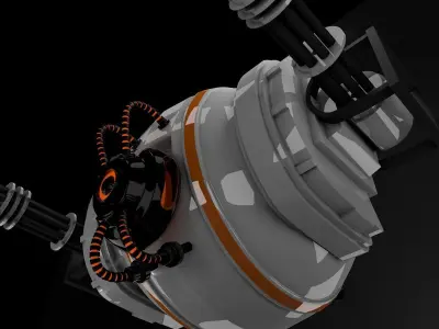 Sci fi drone 3D model by ymcgi