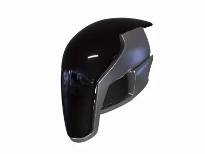 Sci-Fi Mask - Support Me by Order Low-poly 3D model