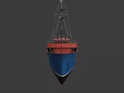 Fishing Boat 02 3D model