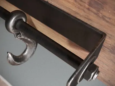 Loft hanger Low-poly 3D model