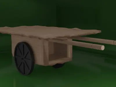 Egyptian Carro Cart 3D model