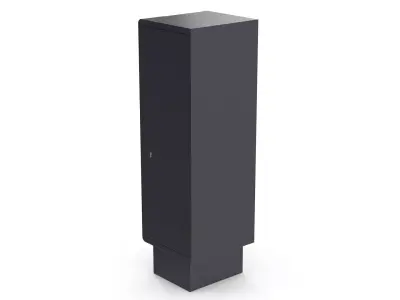 Parking Ticket Reader Low-poly 3D model