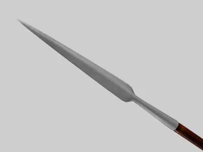English polearm 3D model