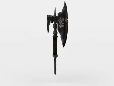 Axe Low-poly 3D model order