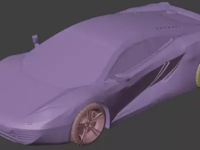 McLaren MP12 - 3D Car Model 3D model