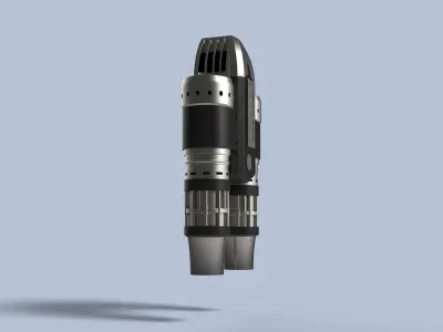 Jet booster of Peter Quill from Guardians of the Galaxy 3D model