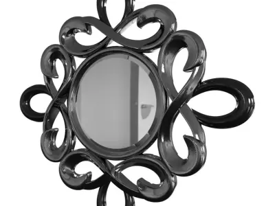 Mirror of Zodiac Low-poly 3D model
