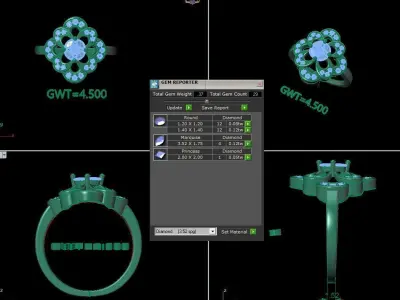 FASION RING 3D model 31
