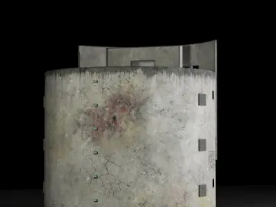 Old Castle Low-poly 3D model