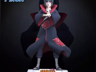 Itachi Sculpture Scale 1-10  3D print model