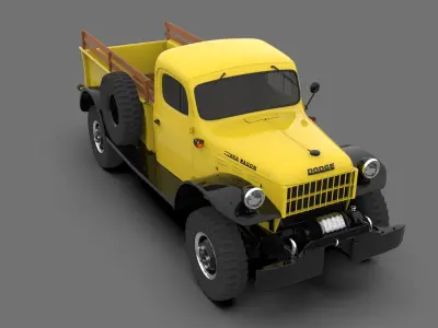 Dodge Power Wagon Classic 3D model