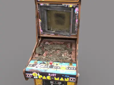 Old Arcade Machine 3D model