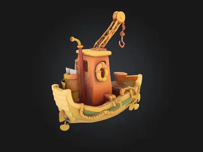 Tugboat Journeya  Small Vessel Big Adventures 3D model