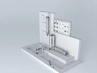 Drilling station Free 3D model