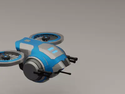 Security Drone 3D model