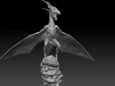 Dragon Free 3D model buy