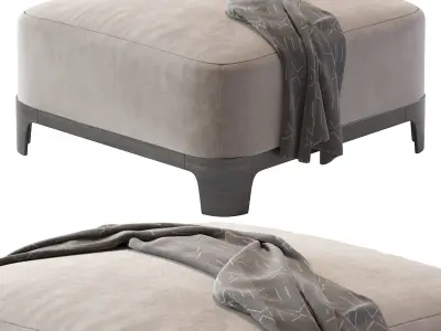 Keaton Ottoman 3D model