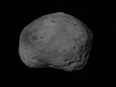 Phobos Alien Planet Sci-Fi Fantasy Scenery 3D model