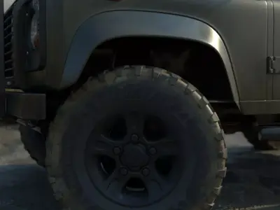 Land Rover Defender 90 - 1998 3D model
