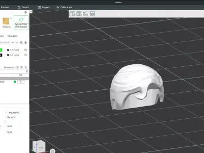 Custom3Dprint Minifigure Accessory - Minifigure Hair S2 - 019 3D print model