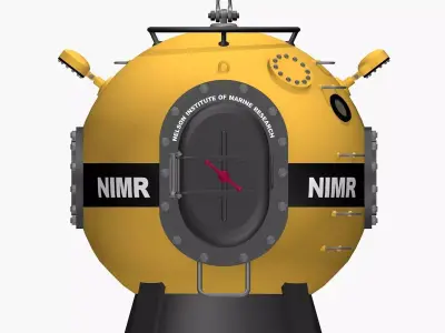Diving Bell from Voyage to the Bottom of the Sea 3D model