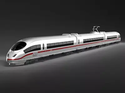 ICE 3 train 3D model