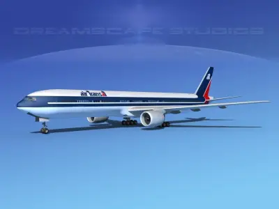 Boeing 777-300 Air Transat 3D model