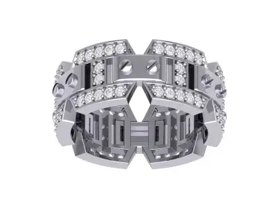 Wedding Ring  3D print model 283