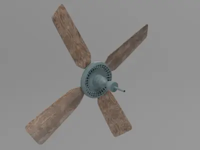 ceiling fan 3D model 3D model