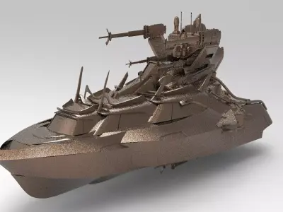 Cruise ship Advanced 2 3D model