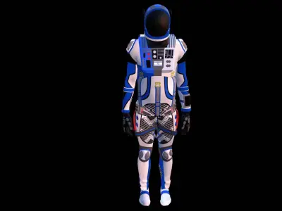 Astronaut Spacesuit Israel 3D model