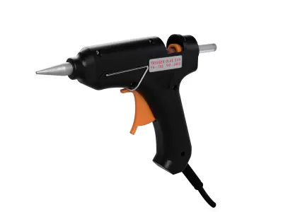 Realistic Glue Gun Model 3D model