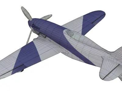 Napier-Heston Type 5 Racer Low-poly 3D model purchase