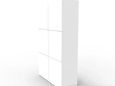 Modern Cabinet Low-poly 3D model