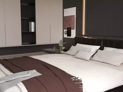 Bedroom interior 11 3D model