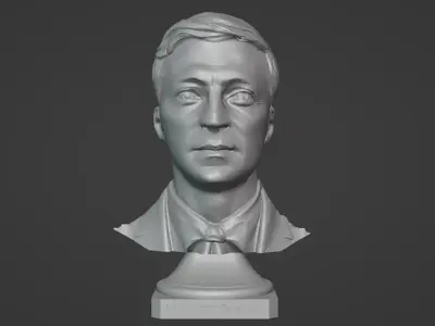 Volodymyr Zelensky 3D Printable Bust 3D print model