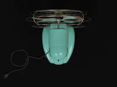 Old Electric Fan 3d Model 3D model