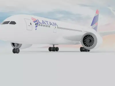 Boeing 787 3D model
