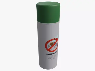 Bug Spray Low-poly 3D model