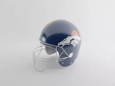 Denver broncos helmet 3D model