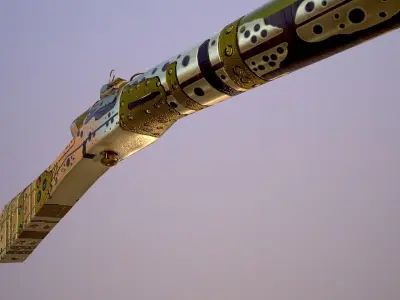 Turkish Gun Free low-poly 3D model