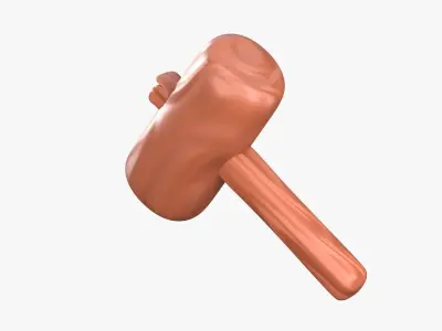 Hammer 3D Illustration 3D model