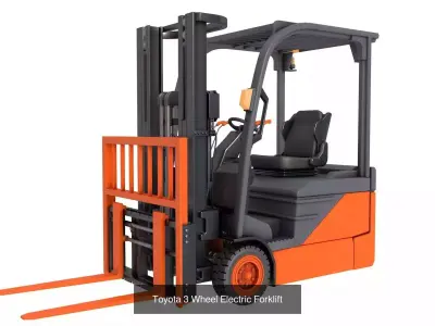  Forklift and Scissor Lift collection 3D Model Pack
