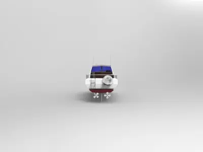 Pilot boat 3D model