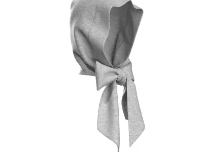 Ribbon Tie Balaclava 3D model